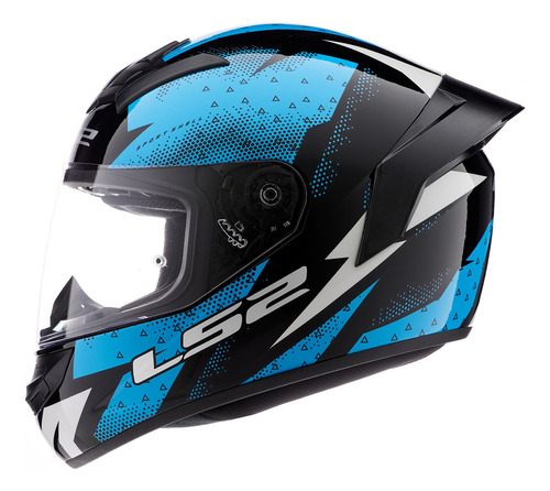 Casco Integral Moto Ls2 352 Rookie Thunder Con Alerón Na