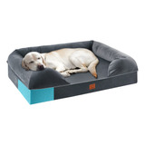 Cama Perros Viscoelástica 4 Pulgadas Almohada Ortopédica Imp