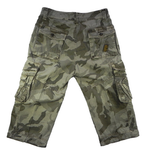 Bermudas Cargo Hombre Camuflada Beige Modelo B917y Ultima