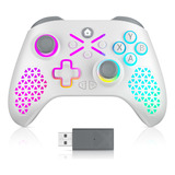 Control Gamepad Inalámbrico Compatible For Xbox One Blanco