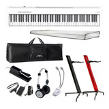 Piano Digital Roland Fp30x Wh Branco 88 Teclas+kit L.oficial