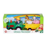 Set Tractor De Granja Con Animales Y Sonido Farm Tractor