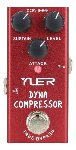 Pedais Guitarra Yuer Chorus Delay Overdrive Distortion Comp