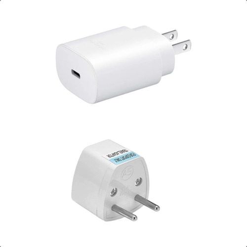 Cargador Carga Rápida 25w Para Samsung Usb C Con Adaptador