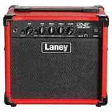 Amplificador De Guitarra Electrica Laney 15 Watts Lx15 Rojo