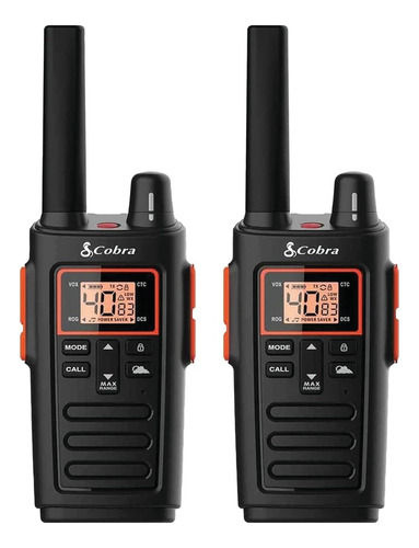 Radios De 2 Vías Cobra Rx380 Walkie Tolkies 32 Millas 40 Can