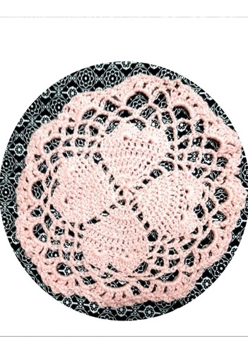 Carpetas Crochet 30 Cm Indivuales De Mesa Decoracion 