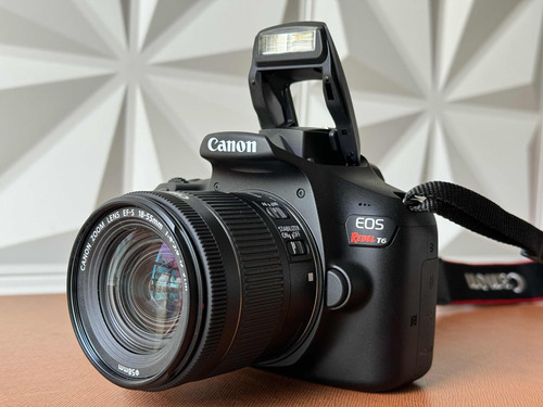 Câmera Canon T6 Com 4465 Clicks Estado Impecável