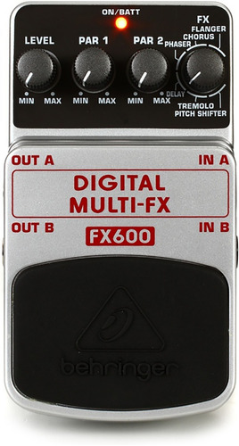 Pedal Digital Multi Fx Para Guitarra - Fx600 Behringer