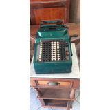 Calculadora Mecanica Antiga Funcionando ( Only Wood348)