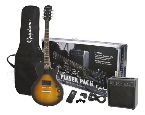 EpiPhone Les Paul Pack Vsm Guitarra Eléctrica Amplificador