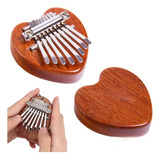 8 Teclas Portátil Kalimba Instrumento Musical Piano Pulgar