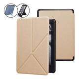 Capa Novo Kindle 11ª 2022 Modelo C2v2l3 Origami- Dourado