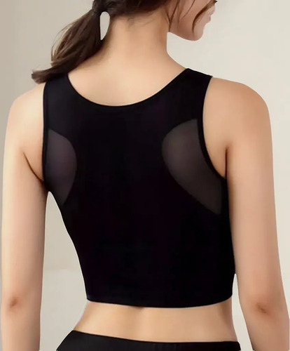 Crop Top Deportivo Gym Casual Push Up De Calidad Moda 1010