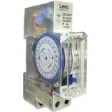 Temporizador / Timer Modular Riel Din 16a 220v - Lexo