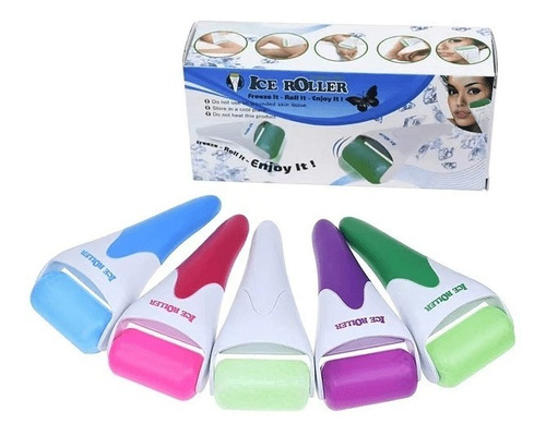 Rodillo Masaje Facial Gel Frío Ice Roller