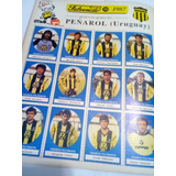 Póster Y Figuritas Peñarol De Uruguay Campeón 1987