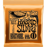 Paquete De Cuerdas Ernie Ball 9-46 Hybrid Slinky Originales