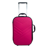 Mala Viagem Bordo Mão Falcon Avião 55x35x25cm Medidas Anac Cor Pink