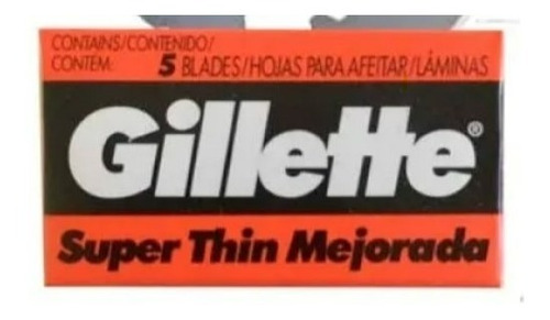 Repuesto Hojitas Gillette X 5 Hojas
