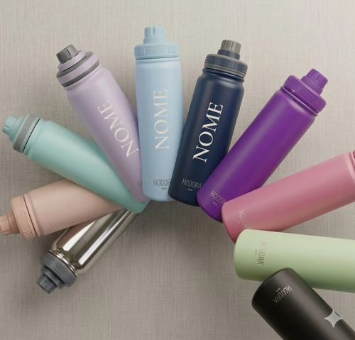 Garrafa Térmica Personalizada Com Seu Nome 850ml Colores | Parcelamento sem juros