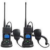 Walkie Talkie Samcom 5w Recargable Con Micrófono Y 2 Radios 