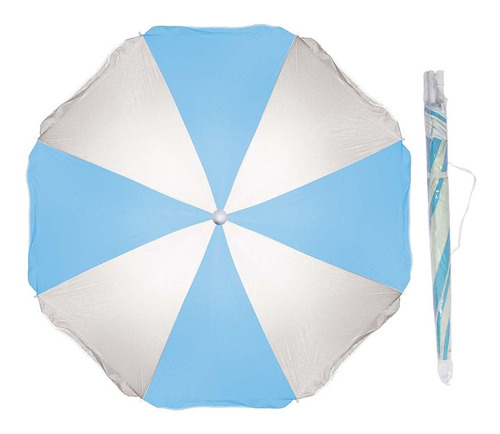 Sombrilla Playa Playera Camping Parasol Mor 180cm Articulada