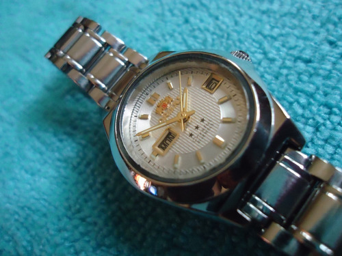 Orient Silver Reloj Automatico Vintage Para Mujer Japan