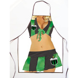 Delantal Cocina Futbol Chicago Sexy Erotico Mujer 50x65