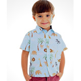 Camisa Menino Infantil Safari Linha Premium Bebê 