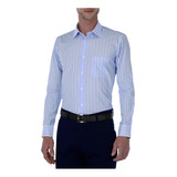 Camisa Business Casual Popelina A Rayas Scappino 782