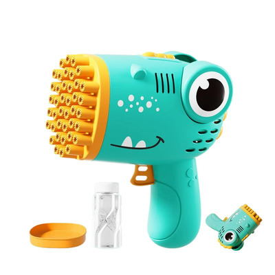 Pistola De Burbujas Infantil Portátil 40 Orificios Verde | Envío gratis