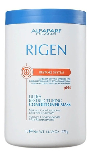 Máscara Alfaparf Rigen Ultra Restructuring Conditioner 1kg