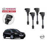 Kit 4 Bobinas De Encendido Nissan Almera 2001 Original