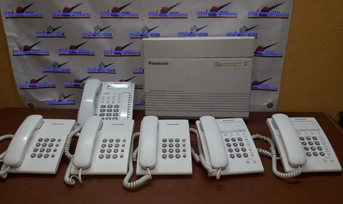 Conmutador Panasonic Kx-ta308 3 Lineas 8 Ext, Con Teléfonos