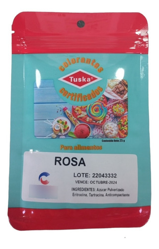 Colorante Rosa Alimentos - g a $240