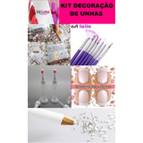 Kit Iniciante Decoração Unhas Adesivos Artesanais Jóias