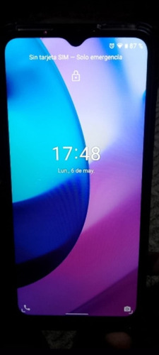 Celular Motorola E20 32gb Ram Azul Impecable 