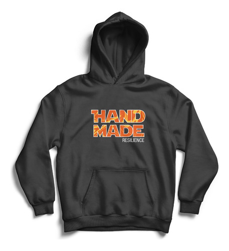 Hoodie Frizado Handmade Orange