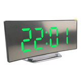 Reloj Despertador Con Espejo Digital Con Pantalla Led Ultra