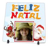 Azulejo Personalizado Com Foto Presente Quadro De Natal 