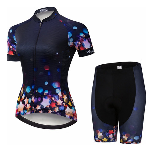 Maillot Mtb Carretera Manga Corta Mujer