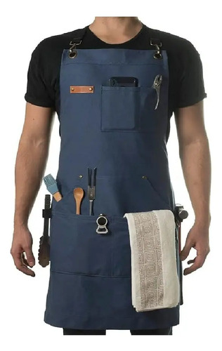 Delantal Para Bartender Y Chef Con Estilo Y Funcionalidad