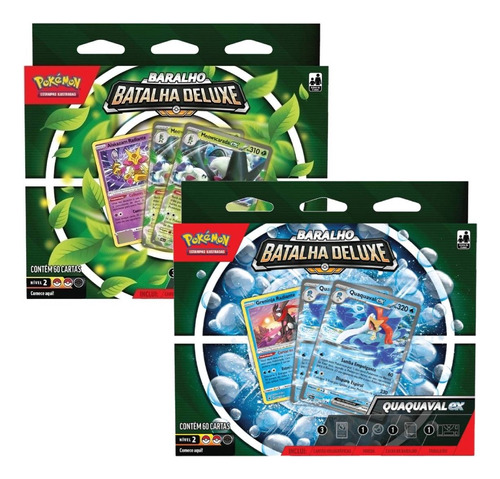 Pokémon Cartas Box Baralho De Batalha Deluxe Copag