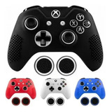 Capa Silicone Para Controle Xbox One Series + 2 Grips