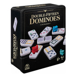 Domino Doble 15  Tren Mexicano Caja De Lata Juego De Mesa