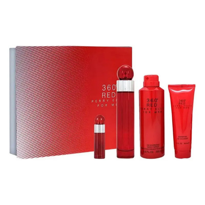 Set Perry Ellis 360 Red Eau Toilette Para Hombre | Meses sin interés