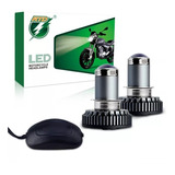 Foco Led Proyector 5500lm Moto (h4 - P15d) 110 Tipo Lupa 1pz