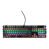 Teclado Mecanico Retroiluminado Rgb Alambrico Gamer Portátil