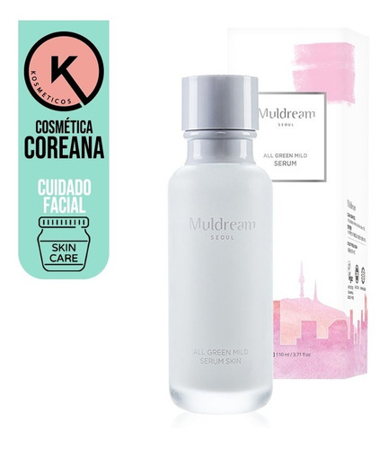 Serum Hidratante All Green Mild Cosmética Coreana Vegana